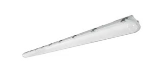 RUN BISON 8 ft. White 500-Watt Equivalent Integrated LED Dimmable LED Vapor Tight Fixture, CCT/Wattage/Lumens Selectable, UL/DLC